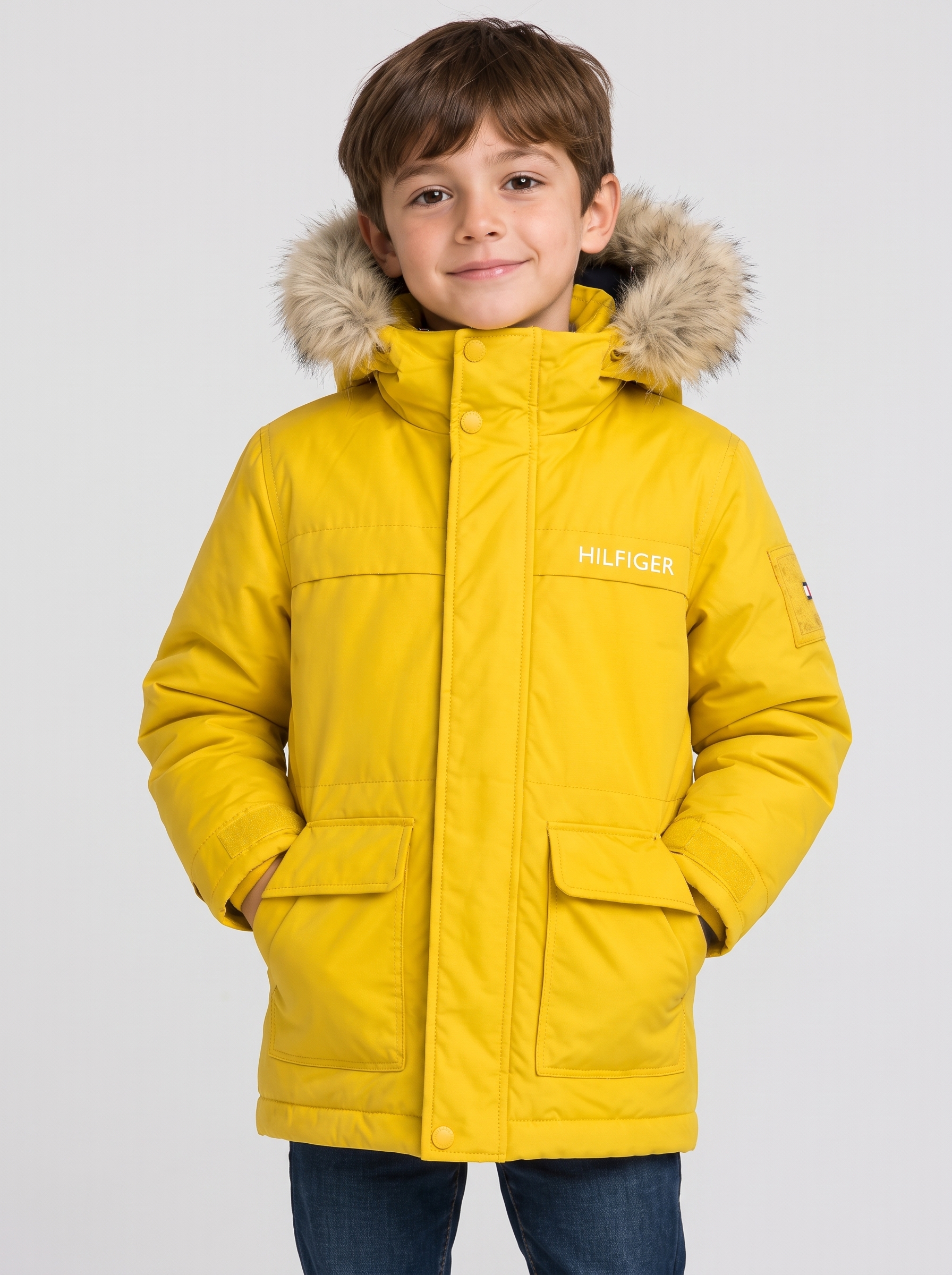 Tommy Hilfiger - Parka senape