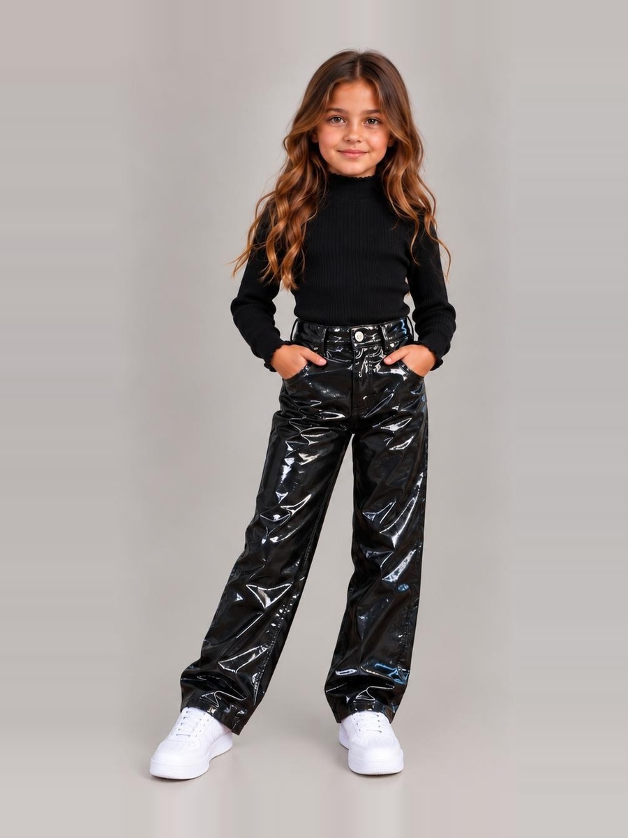 N°21 - Pantalone in ecopelle lucido - 8 Anni