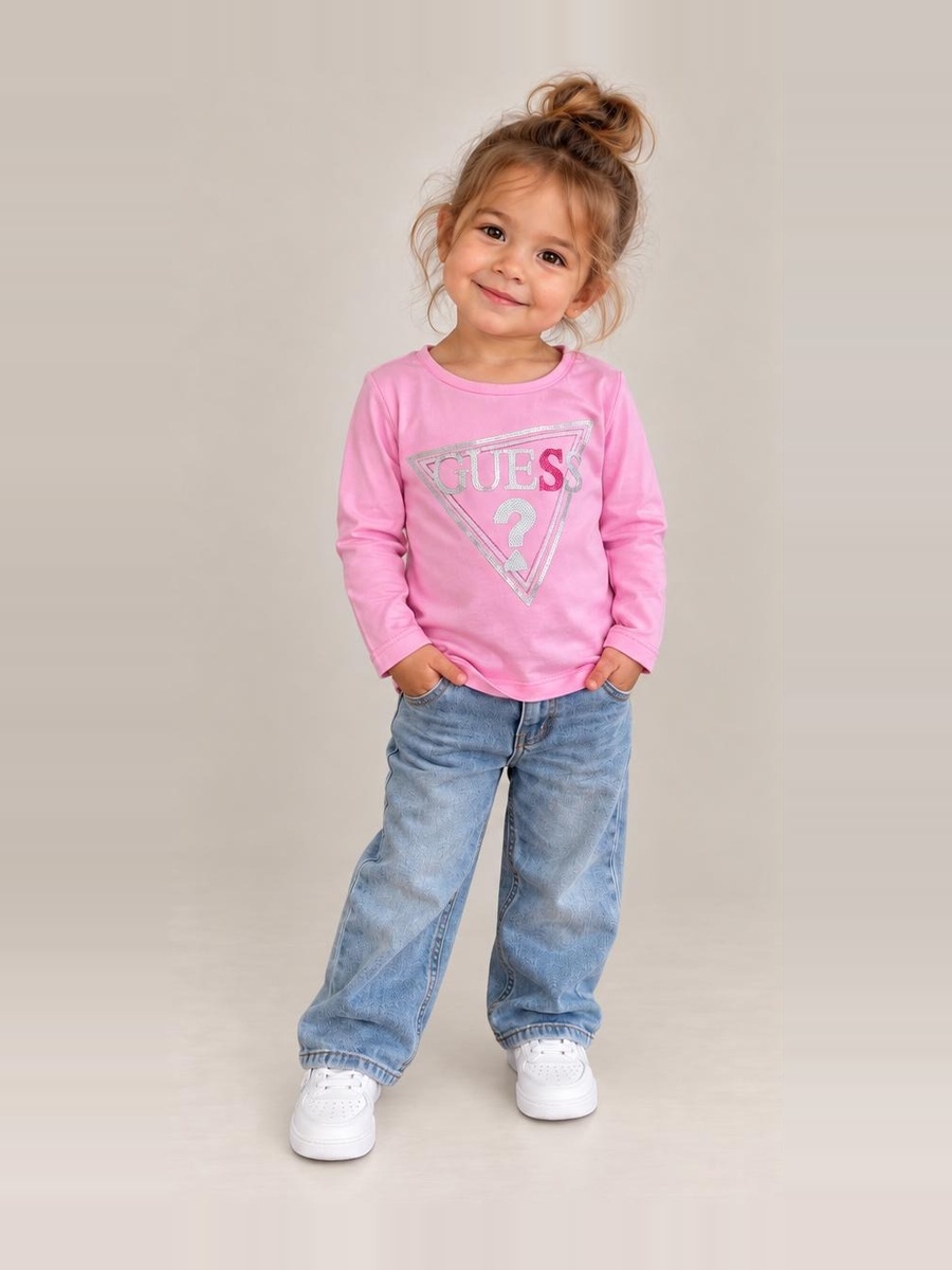 Guess - T-shirt rosa - 2 Anni