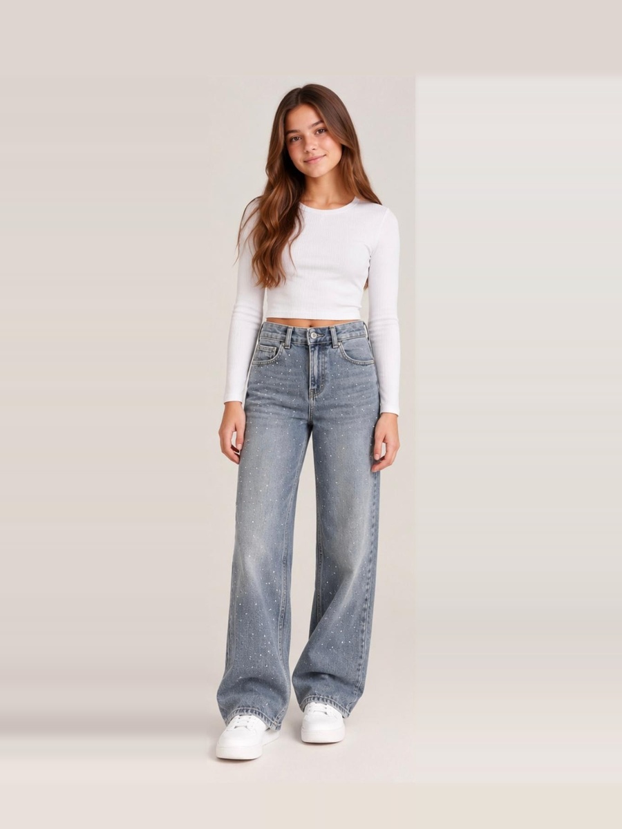 ONLY - Jeans brillantinato - 10 Anni