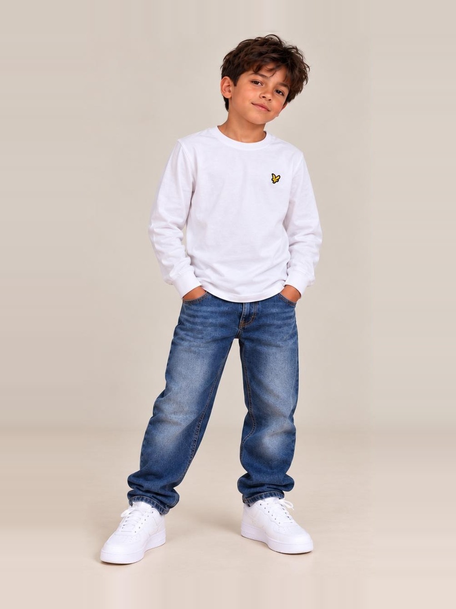 Lyle & Scott - T-shirt bianca - 8-9 Anni