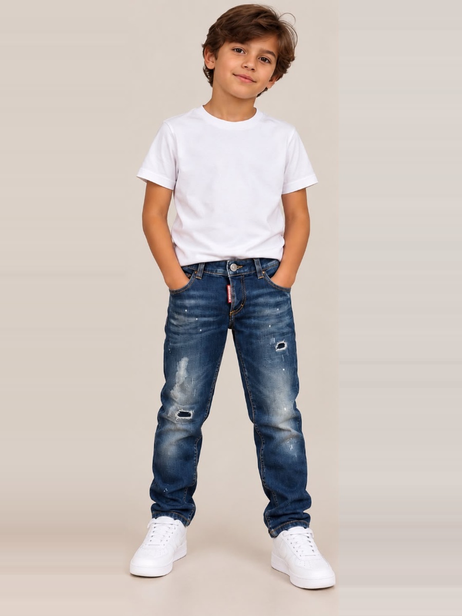 Dsquared2 - Jeans con strappi sfumato