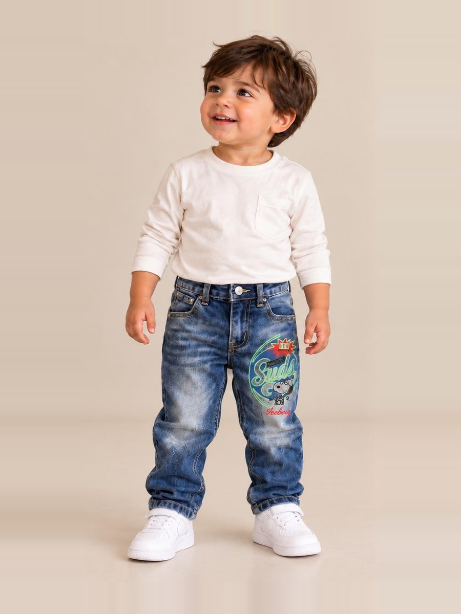 Iceberg - Jeans snoopy - 4 Anni